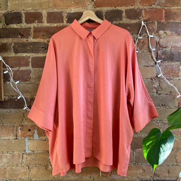 COS Tops - COS Boxy Coral Shirt